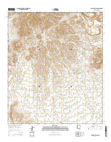 Batamote Hills 2014 topographic map thumbnail