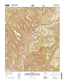 Bear Mountain 2014 topographic map thumbnail