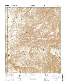 Bee Canyon 2014 topographic map thumbnail