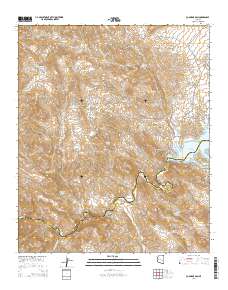 Coolidge Dam 2014 topographic map thumbnail
