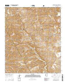 Copperplate Gulch 2014 topographic map thumbnail