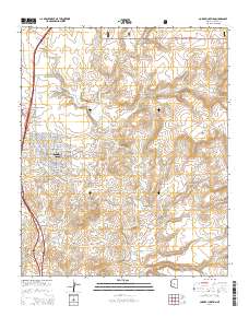 Cordes Junction 2014 topographic map thumbnail