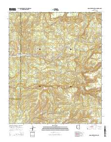 Corn Creek Plateau 2014 topographic map thumbnail