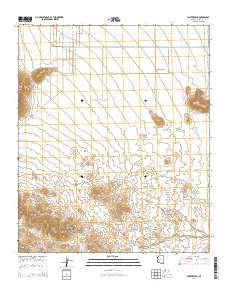Cortez Peak 2014 topographic map thumbnail