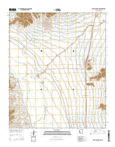 Cotton Center NW 2014 topographic map thumbnail