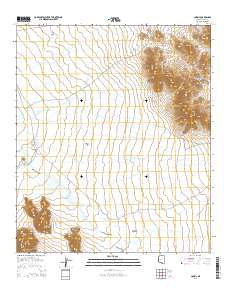 Cowlic 2014 topographic map thumbnail