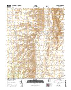 Coyote Buttes 2014 topographic map thumbnail