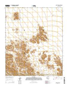 Coyote Peak 2014 topographic map thumbnail