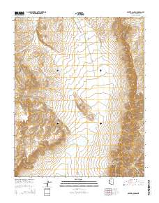 Crater Canyon 2014 topographic map thumbnail