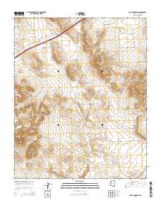 Cross Mountain 2014 topographic map thumbnail
