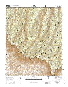 Dane Canyon 2014 topographic map thumbnail