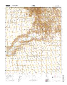 Date Creek Ranch NW 2014 topographic map thumbnail
