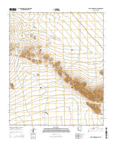 Date Creek Ranch SW 2014 topographic map thumbnail