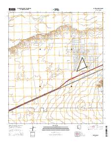 Dateland 2014 topographic map thumbnail