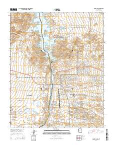 Davis Dam 2014 topographic map thumbnail
