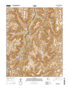 Diamond Peak 2014 topographic map thumbnail