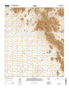 Diaz Peak 2014 topographic map thumbnail