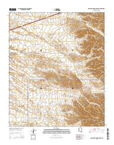 Dome Rock Mountains SW 2014 topographic map thumbnail