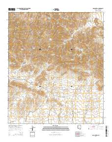Dos Cabezas 2014 topographic map thumbnail