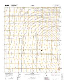 Dos Cabezas SW 2014 topographic map thumbnail
