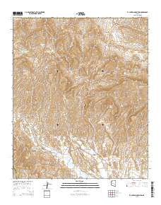El Capitan Mountain 2014 topographic map thumbnail