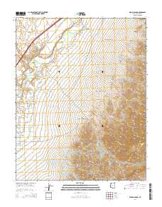 Elbow Canyon 2014 topographic map thumbnail