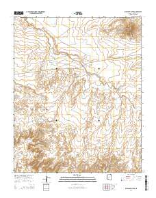 Elephant Butte 2014 topographic map thumbnail