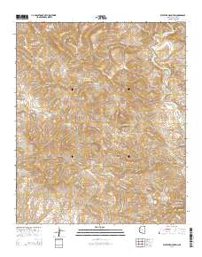 Elevator Mountain 2014 topographic map thumbnail