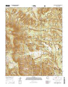 Escudilla Mountain 2014 topographic map thumbnail