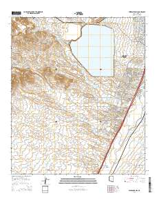 Esperanza Mill 2014 topographic map thumbnail