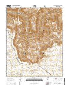 Explorers Monument 2014 topographic map thumbnail