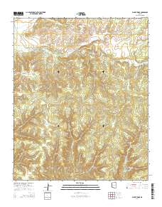 Faught Ridge 2014 topographic map thumbnail
