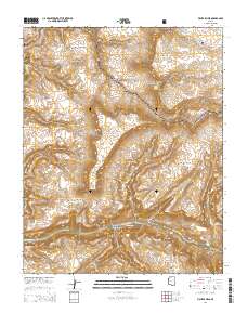 Fishtail Mesa 2014 topographic map thumbnail
