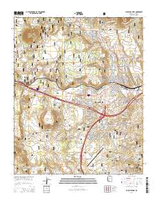 Flagstaff West 2014 topographic map thumbnail