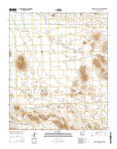 Fourth of July Butte 2014 topographic map thumbnail