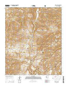 Fritz Canyon 2014 topographic map thumbnail
