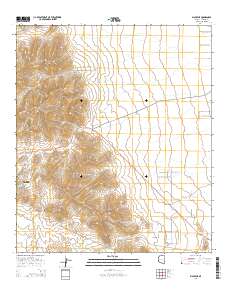 Bisbee NE 2014 topographic map thumbnail
