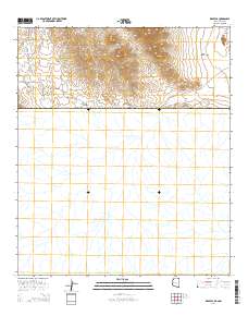 Bisbee SE 2014 topographic map thumbnail
