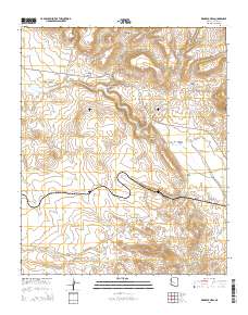 Bismarck Mesa 2014 topographic map thumbnail