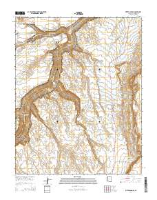 Bitter Springs 2014 topographic map thumbnail