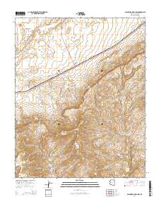 Black Mesa Wash NW 2014 topographic map thumbnail
