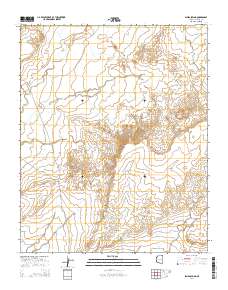 Blairs Spring 2014 topographic map thumbnail