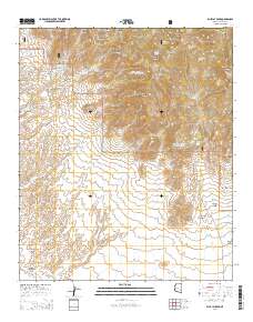 Blue Jay Peak 2014 topographic map thumbnail