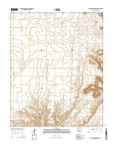 Blue Moon Reservoir 2014 topographic map thumbnail