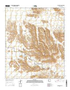 Blue Plateau 2014 topographic map thumbnail