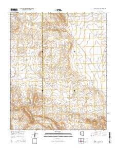 Blye Canyon SE 2014 topographic map thumbnail