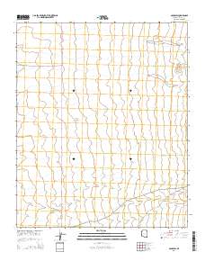 Bouse SW 2014 topographic map thumbnail