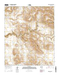 Bronco Gulch 2014 topographic map thumbnail
