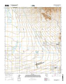 Brown Mountain 2014 topographic map thumbnail