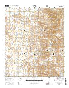 Bruno Peak 2014 topographic map thumbnail